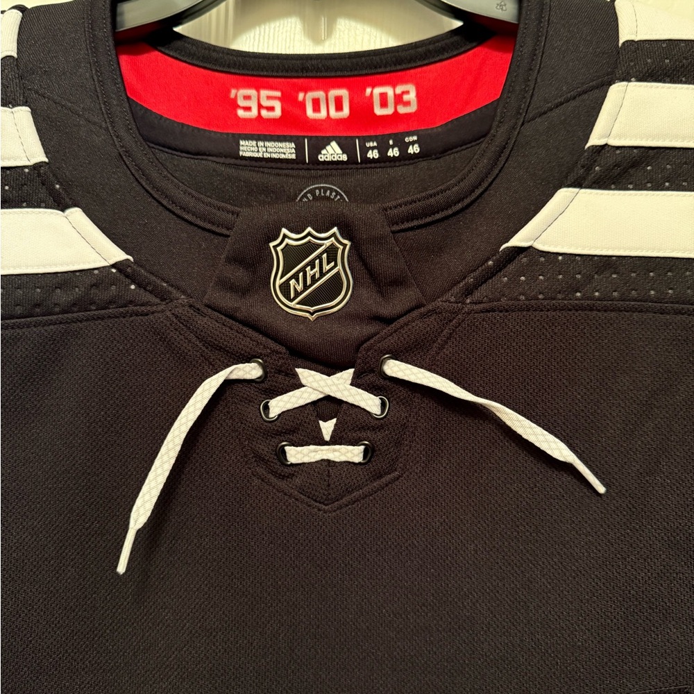 Adidas Hughes NJ Devils Jersey - Picture 4 of 12